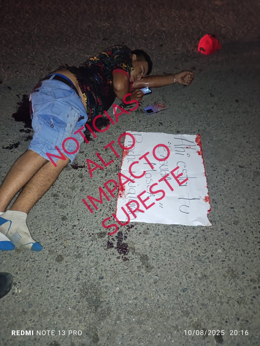 NoticiasAIS's tweet photo. Esta noche ejecutan a un masculino en Villa  Jalupa, perteneciente a Jalpa de Méndez, Tabasco. https://t.co/9ya9NfTwMv