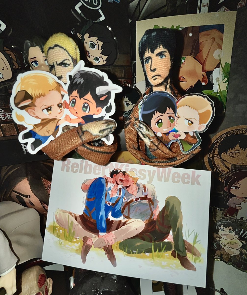 thank you <a href="/ReibertWeek2025/">💛💚 Reibert Week 2025 (Now Planning) 💋</a> 🙏 beautiful stickers and print which i will stare at forever🥔🍆