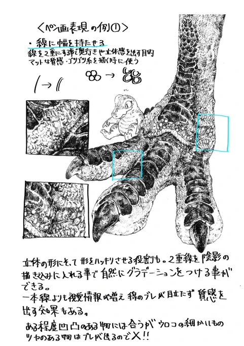 ペン画描き方&amp;画材まとめツリーver2 