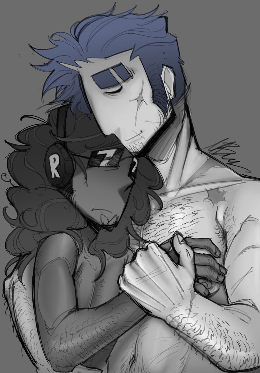 Ok so I might’ve ruined it with color but at least I fixed Guest’s neck #toughluck #chance1337 #chanceforsaken #guest1337