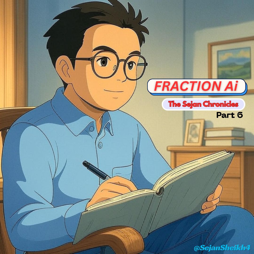Sejan Sheikh (@sejansheikh4) on Twitter photo 📓Chapter 2📓
The Sejan Chronicles
<a href="/FractionAI_xyz/">Fraction AI</a>
Part 6: The First Counter Move
The leaderboard was calm…
too calm.
Late at night, a sudden spike appeared.
The rival Sejan had been watching all along made his move—
posting relentlessly, climbing like a man possessed. 📓Chapter 2📓
The Sejan Chronicles
<a href="/FractionAI_xyz/">Fraction AI</a>
Part 6: The First Counter Move
The leaderboard was calm…
too calm.
Late at night, a sudden spike appeared.
The rival Sejan had been watching all along made his move—
posting relentlessly, climbing like a man possessed.