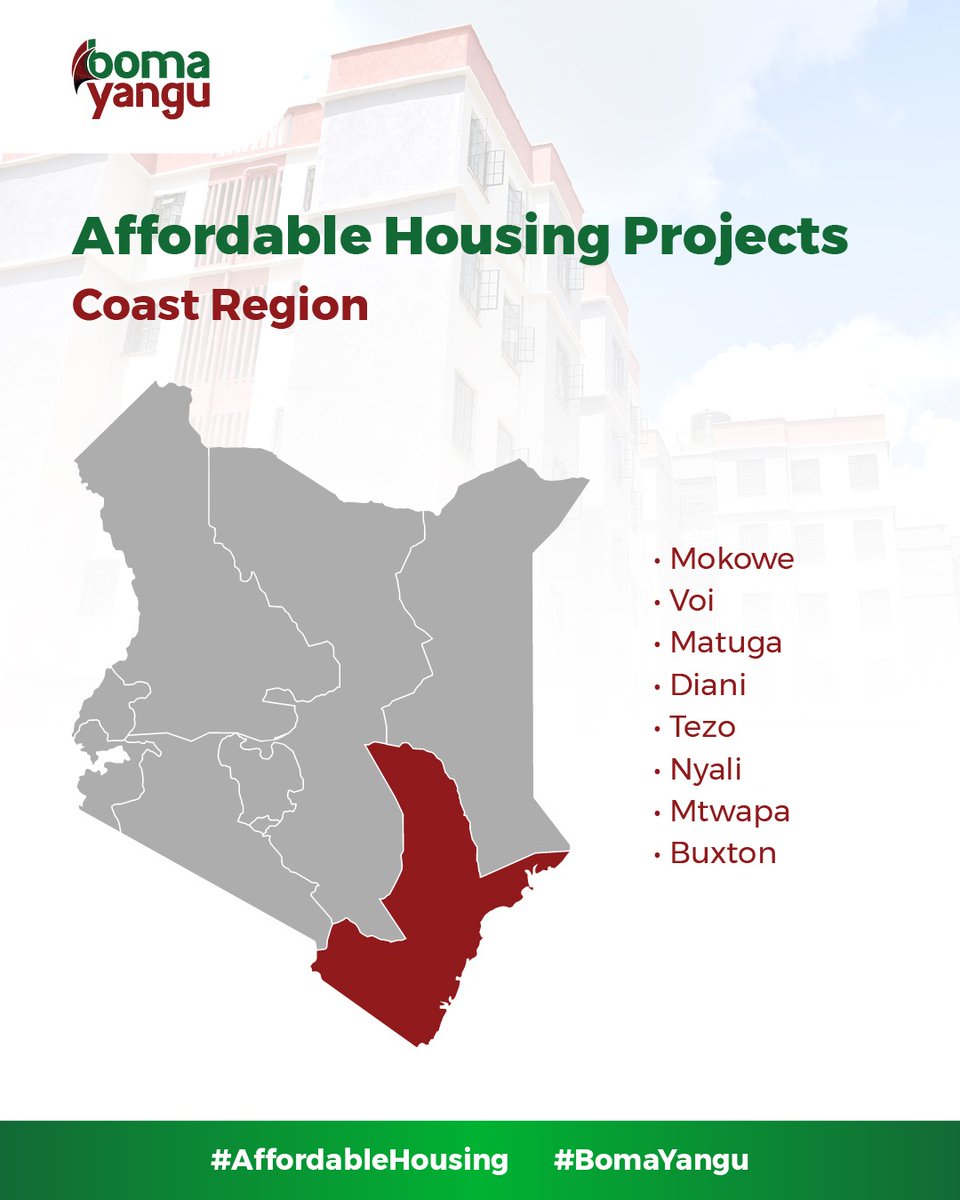 Deposit top-ups for Social Housing applicants remove the financial burden for those most in need. #ShikaKejaNaBomaYangu