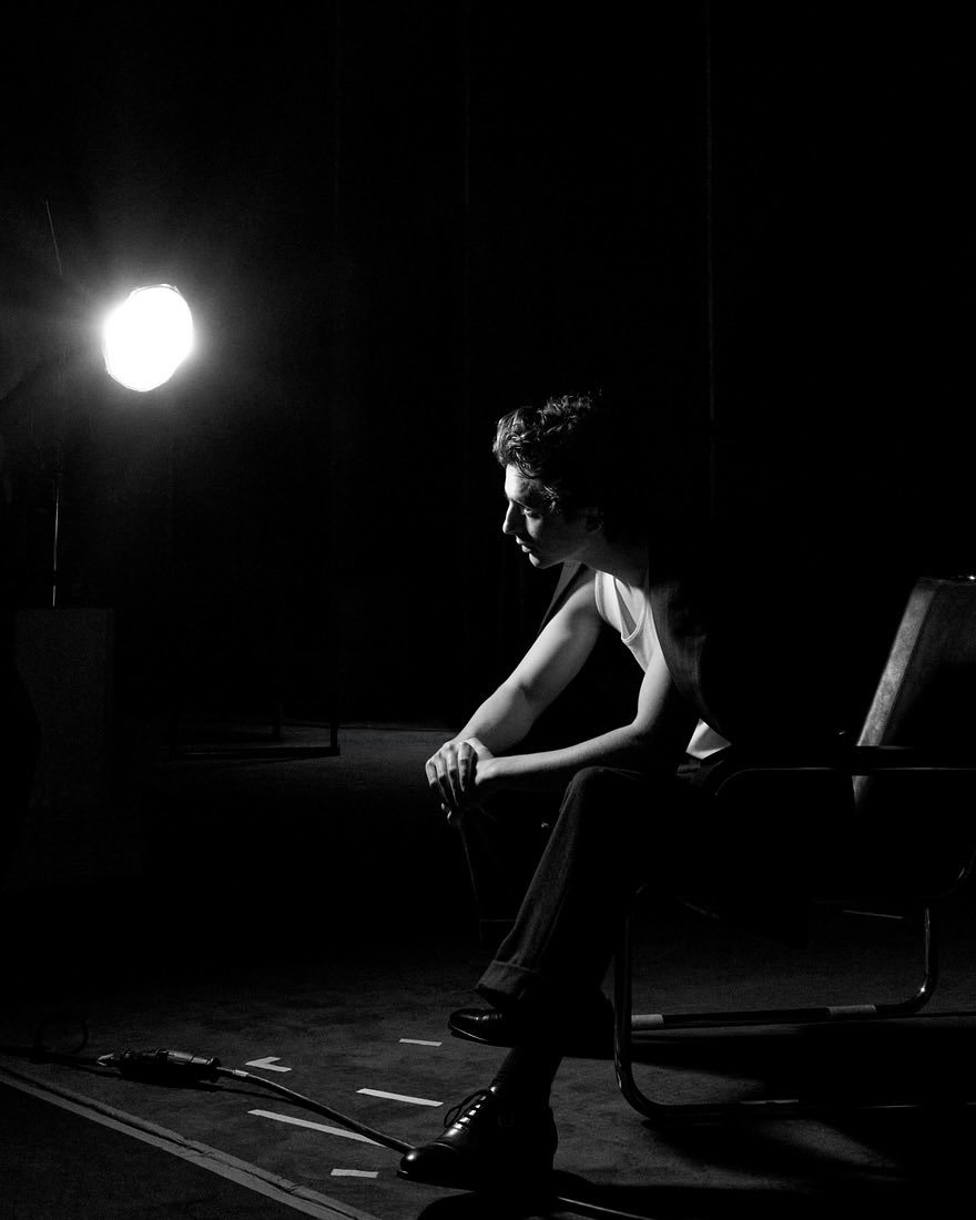 Timothée Chalamet for Bleu de Chanel L’Exclusif.