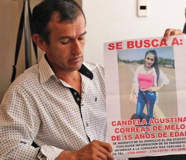 desaparecidaorg's tweet photo. Este señor es Pablo Correas de Melo, su hija Candela  tenía 18 años cuando desapareció, el 3/2/2018 en San Vicente, Misiones, y él no deja de buscarla. 
Candela pudo haber sido víctima de trata de personas o asesinada. Su papá quiere saber la verdad😢

#Misiones #Argentina https://t.co/1XkeJ3Afm6