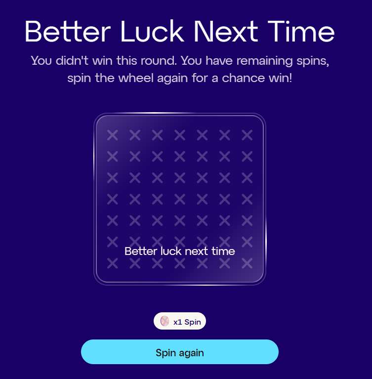 Spin to Win โดย <a href="/LineaBuild/">Linea.eth</a> 😆

อะไร๊!!! ตั้งแต่หมุนมาไม่เคยได้
มีใครได้บ้างเนี้ย 🤣 

ทางไป 👉 linea.build/hub/rewards