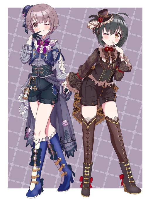 #私はこういう絵師です見た絵師全員参加 公式衣装も創作衣装もどっちも描きます