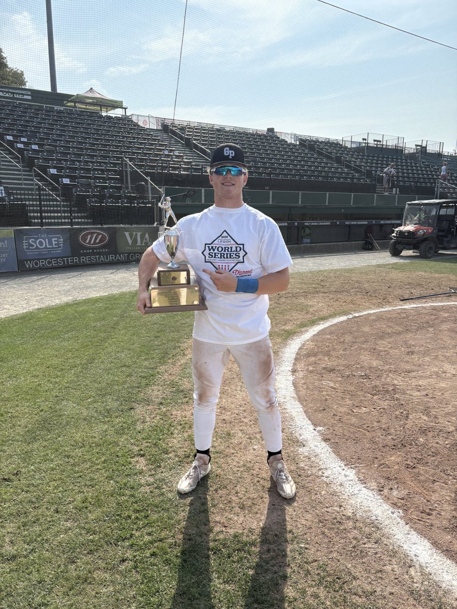 American Legion Northeast champions! I received the MVP award. I am extremely thankful for the family built around this team and the opportunity to be apart of this tournament. World series bound
<a href="/GreecePostBSBAL/">Greece Post 468 Baseball</a>