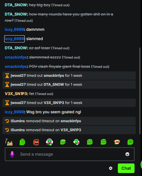 ItzMeRec's tweet photo. I ran into some spinners while playing earlier and they decided to come to chat and say this??? so this is what that community is about now https://t.co/ZiNRjGzv7Q