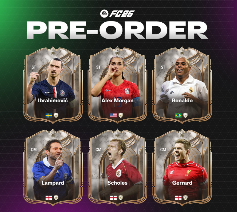 MmoexpService's tweet photo. 🚨They will be available in Pre Order Icon Pack below
🤔Anyone else would you still like to see?
#FC26 #eafc #EAFC26 #ultimateteam #FC25 #mmoexp https://t.co/MjyVjv9rXK