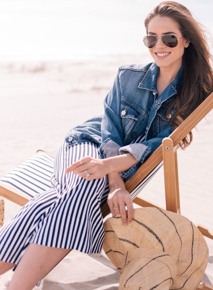 TufaniHoney's tweet photo. Denim jacket, striped skirt, and a straw hat that catches the breeze ๐๏ธ๐ Beach days, but make it classic. #CoastalStyle #EffortlessFashion #RealOutfit #BeachVibes #StripesAndSun #StyleInMotion #SummerLayers https://t.co/4sbeGagTUP