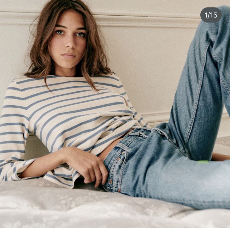 TufaniHoney's tweet photo. Stripes, denim, and slow afternoons 🛋️☁️ Keeping it simple, soft, and always a little classic. #RealFashion #CasualStyle #EffortlessLook #StripesAndDenim #DailyOutfit #StyleInStillness #LaidBackLayers https://t.co/jn29oz7ZME