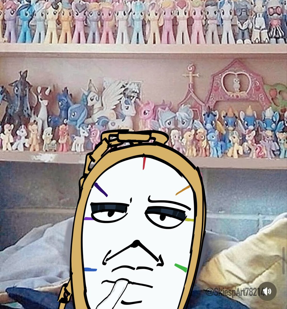 dyle love mlp I think.  
#dandyworld #dandysworldfanart