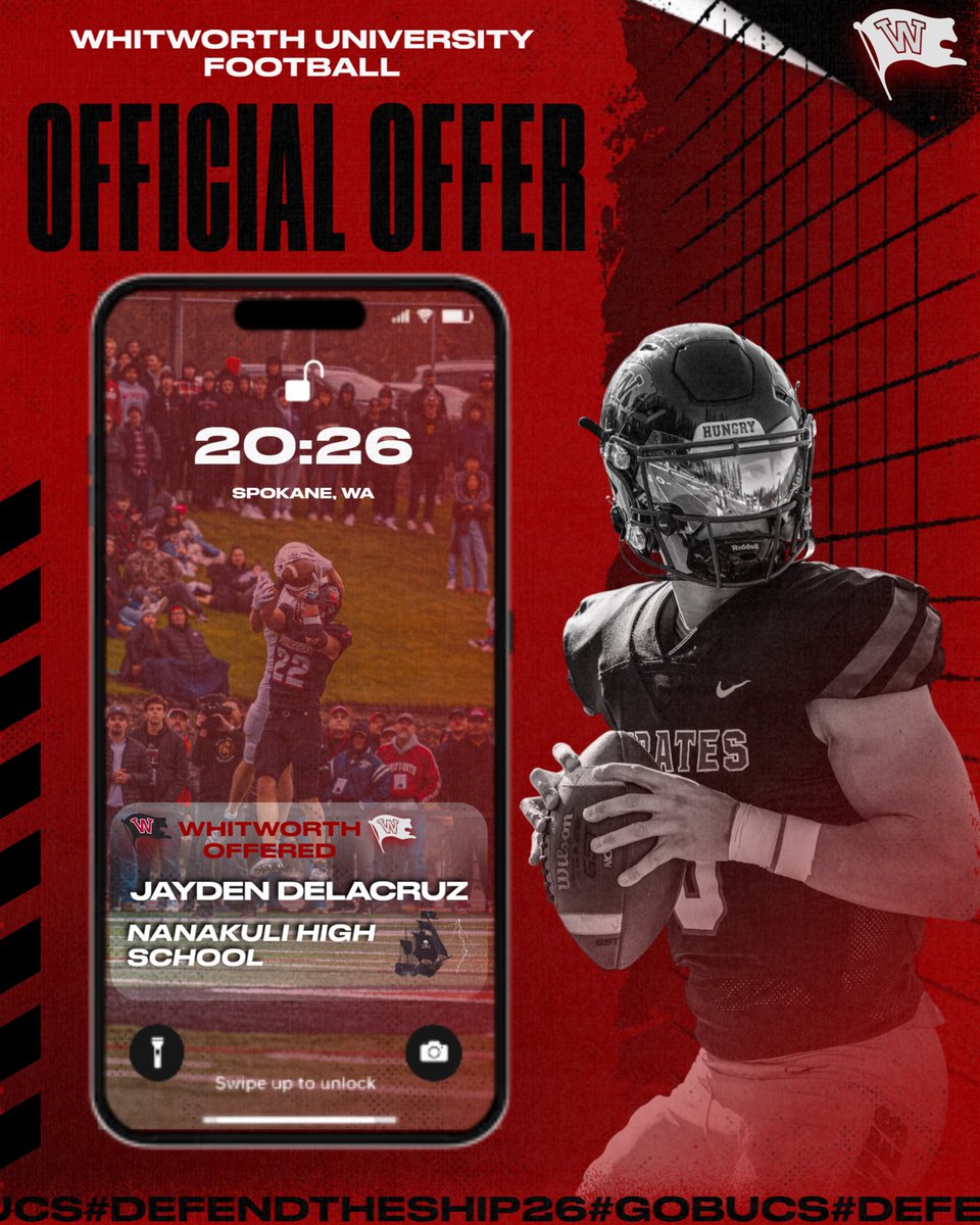 After a great conversation with coach <a href="/Hong_808/">Hong_808</a> and <a href="/Coach__Shaw/">Mac Shaw</a> I’m blessed to receive an offer to Whitworth University #Gobucs