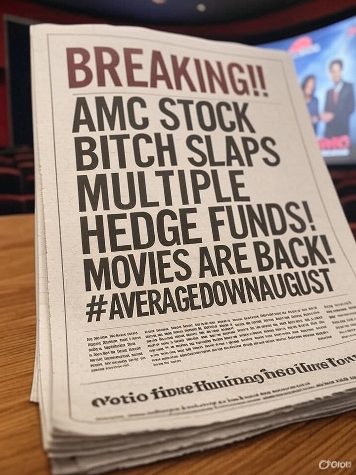 $AMC
#AVERAGEDOWNAUGUST
HAPPY EARNINGS DAY <a href="/CEOAdam/">Adam Aron</a> 
LETS COOK!