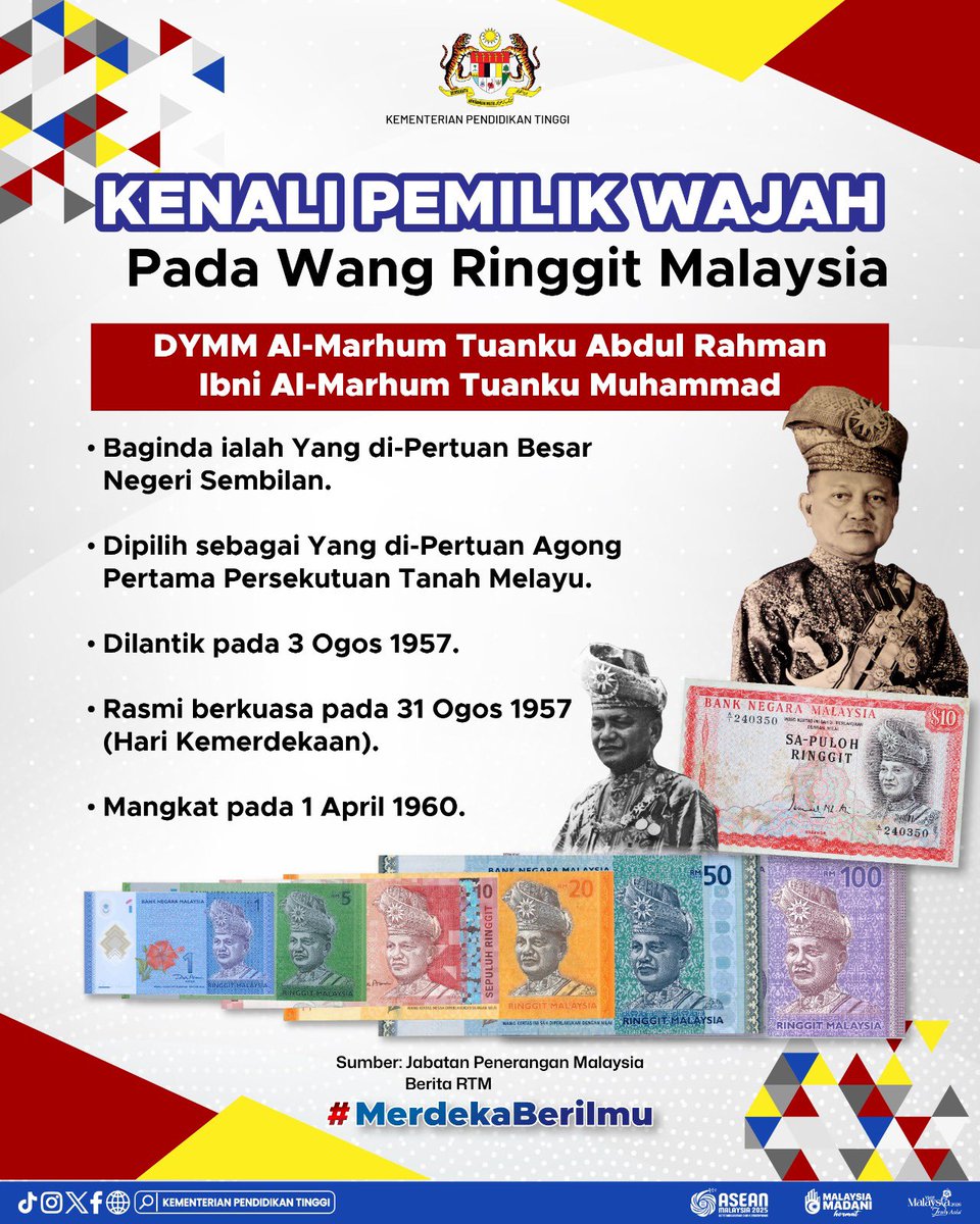Kementerian Pendidikan Tinggi (@moheofficial) on Twitter photo #MerdekaBerilmu
SEJARAH WANG MALAYSIA โ LEBIH DARIPADA NILAI RINGGIT ๐ฒ๐พ
Baca lanjut di : facebook.com/share/p/16yui5โฆ
<a href="/ZambryOfficial/">Zambry Abd Kadir</a>
<a href="/MustaphaSakmud_/">MustaphaSakmud</a>
#RancakkanMADANI
#MADANIBekerja
#MalaysiaMADANI #MerdekaBerilmu
SEJARAH WANG MALAYSIA โ LEBIH DARIPADA NILAI RINGGIT ๐ฒ๐พ
Baca lanjut di : facebook.com/share/p/16yui5โฆ
<a href="/ZambryOfficial/">Zambry Abd Kadir</a>
<a href="/MustaphaSakmud_/">MustaphaSakmud</a>
#RancakkanMADANI
#MADANIBekerja
#MalaysiaMADANI