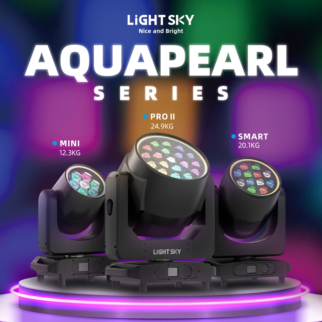LightskyNews's tweet photo. LiGHT SKY AQUAPEARL Series：OUTDOOR LED MOVING HEAD BEAM WASH
Compact Size, Huge Impact.
True Color Freedom, Any Scene.

 Read more：
 https://t.co/Mtvl7h5gfn

#LiGHTSKY#AquapearlSeries#PixelControl #StageLighting #OutdoorLighting #LEDWash #LightingInnovation #LiGHTSKYLighting https://t.co/6yKAtT23NT
