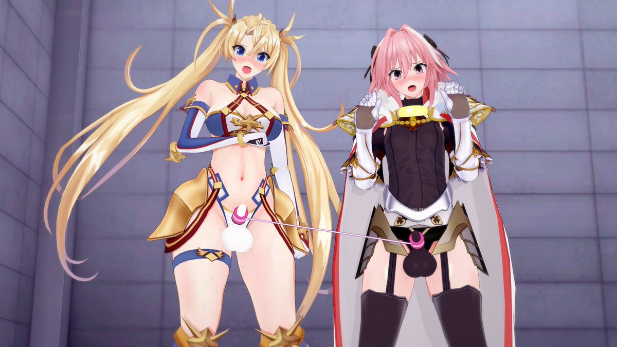 久しぶりにログインしたので久しぶりに版権物wip🤔
足の引っ張り合いならぬちんｐの引っ張り合い🤔