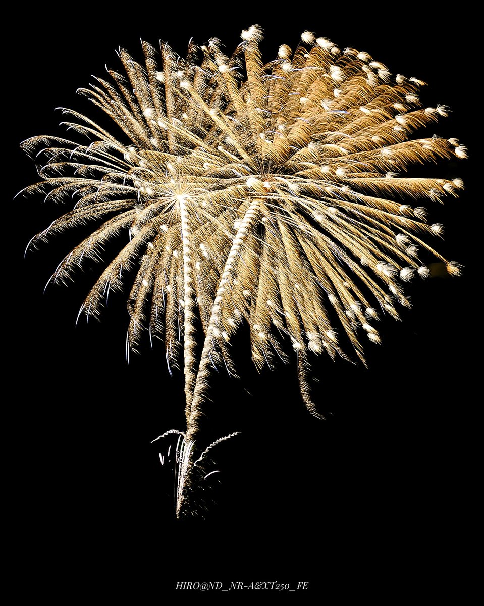 花火写真⑧ Nikon Z 8で撮影した8K60P Raw動画から切り出した、きほく燈籠祭