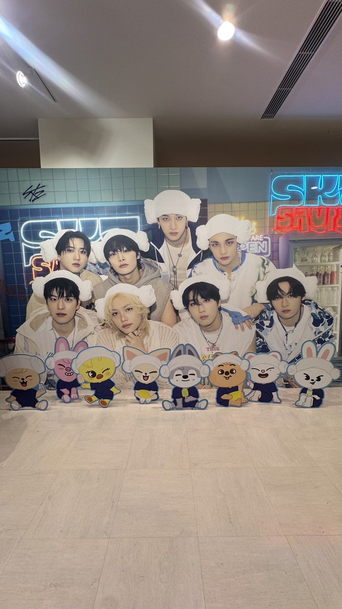 leesachan_'s tweet photo. straykids POPUPに行ってきた🧖🏻‍♀️♨️

みんな可愛すぎた️🩵 https://t.co/ZKRv8H0X7c