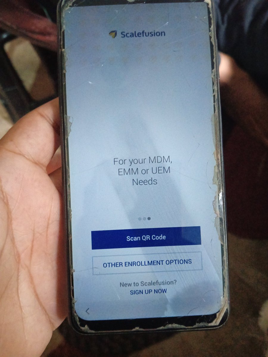 kri_shivam's tweet image. &amp;gt; My govt-issued ASHA facilitator phone suddenly shows Scalefusion MDM setup screen and is unusable. This is blocking my official health work. Kindly guide for quick re-enrollment. @MoHFW_INDIA @healthminBihar #ASHAworker #DigitalHealth