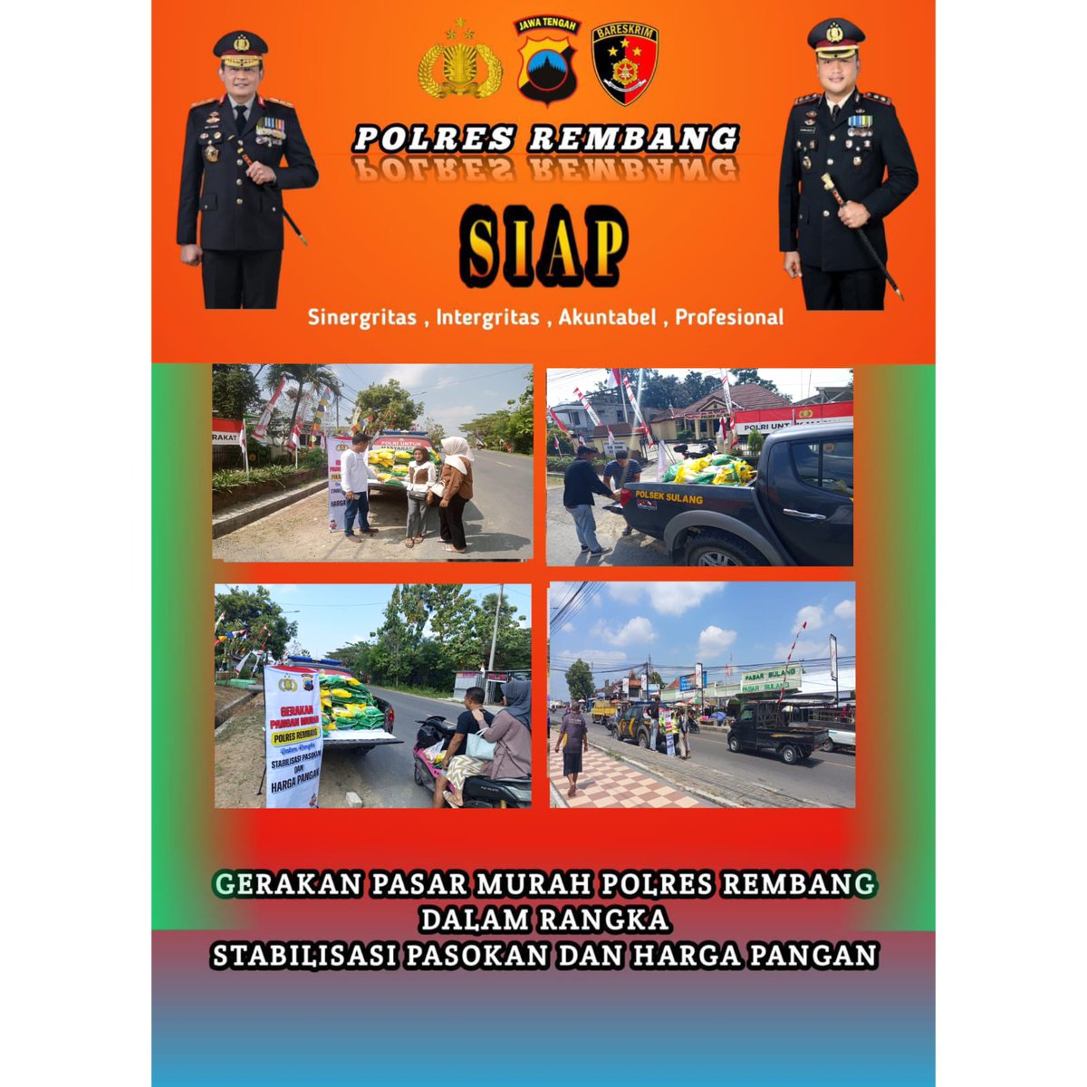 Adekrbggmailco2's tweet image. #gerakan pasar murah polres rembang dalam rangka stabilitas dan harga pangan