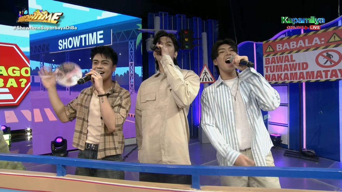 jmcarcoochie's tweet photo. They have arrived! Ooh La Larga na sina @wrive_asi @wrive_mathew at @wrive_ishiro sa #MASAsagotMoBa

#ShowtimeSuperSayaDiBa
#WRIVE @wriveph 
@itsShowtimeNa https://t.co/fdEdniEjmn