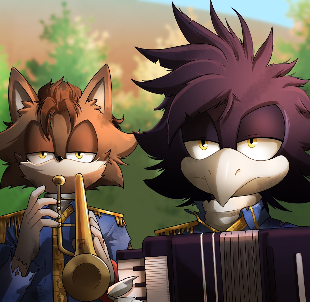 titpicto's tweet photo. Acorn soldiers camp in the forest
Robotnik's First War
#tiTron #Art #sonicfanart #removekebab #Memes #digitalart https://t.co/gHp7ftr4Nm