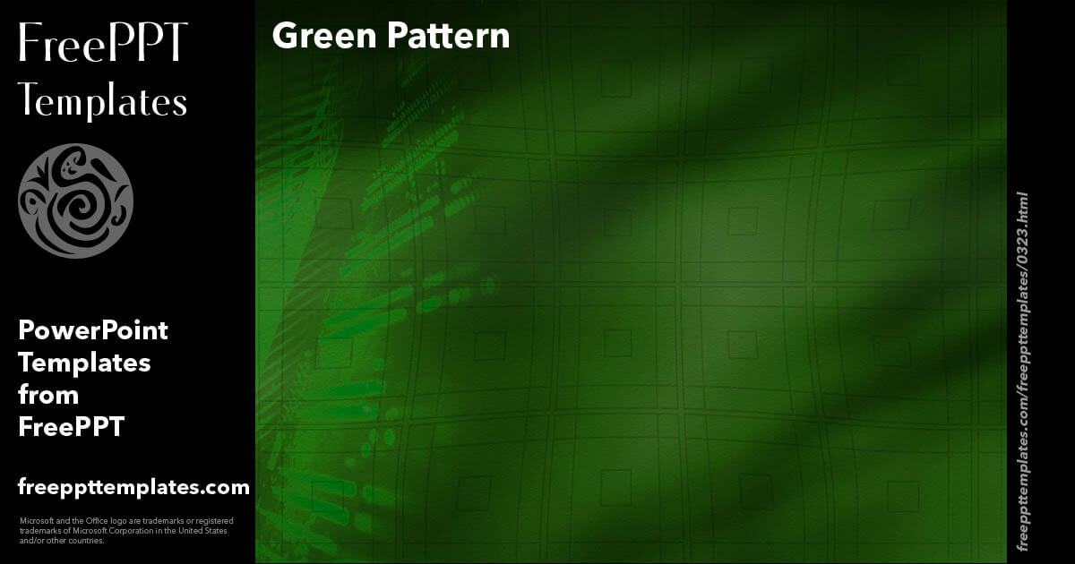 FreePowerPointT's tweet image. Green Pattern 01 #FreePowerPoint #PowerPointTemplate freeppttemplates.com/freeppttemplat…
