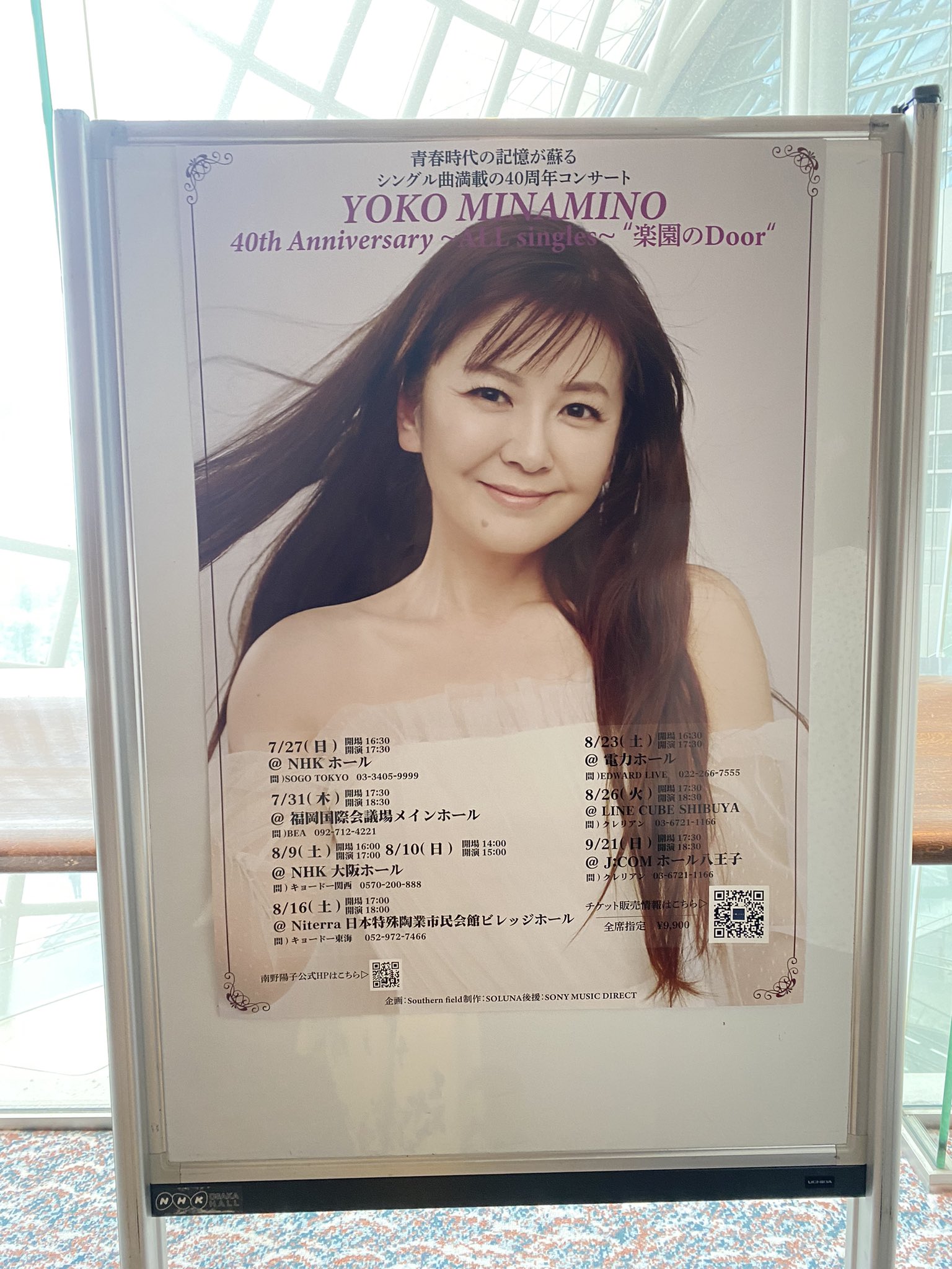 希少】 南野陽子 ポスター 日本赤十字社 献血 希少】 南野陽子