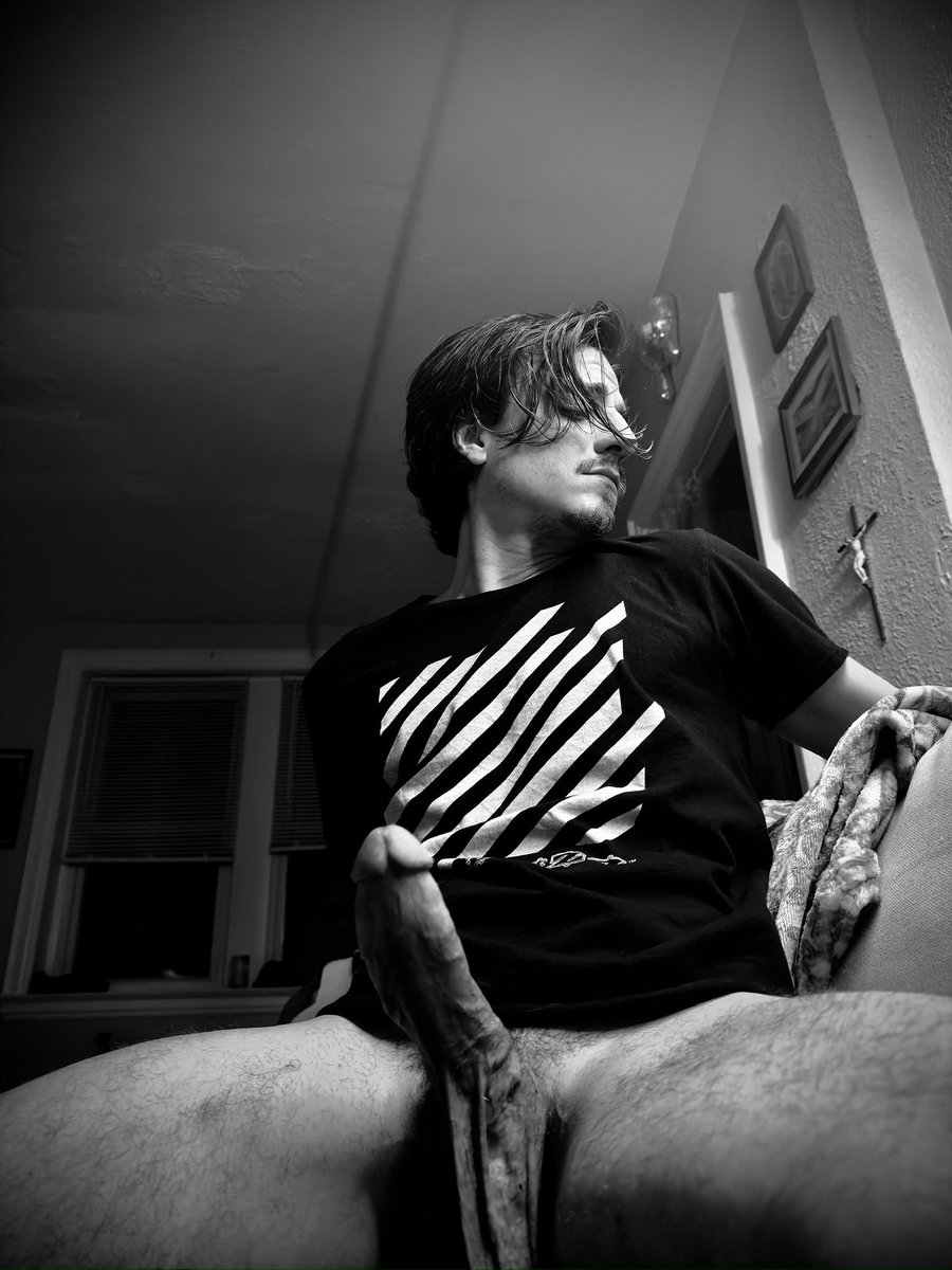 “Just a boy, a band tee, &amp; a big cock.”