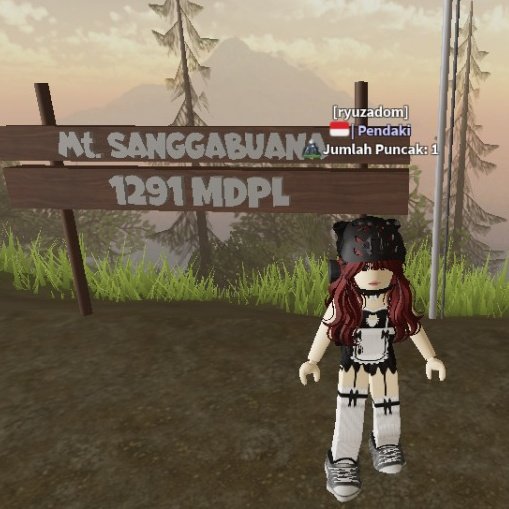 ryubyzaa_'s tweet image. Mt. Sanggabuana—1291mdpl.✔️
#robloxplayer #pendakiroblox
