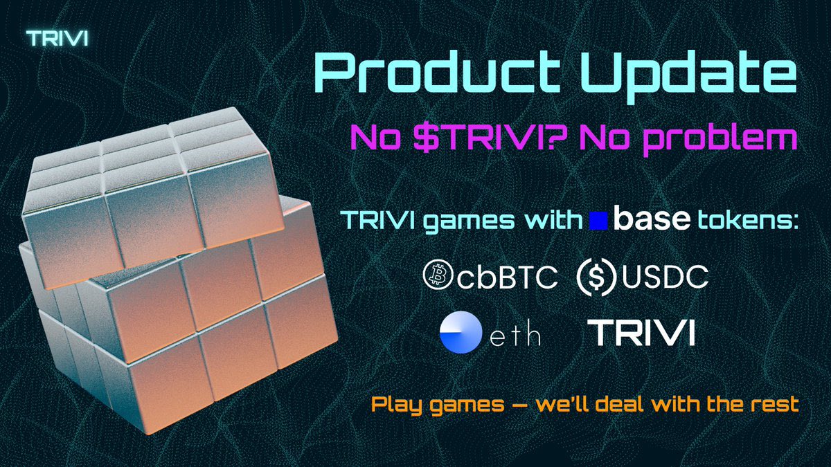 mellygoldie's tweet photo. Tweet about $TRIVI daily until TGE 🚀
Engage by replying to $TRIVI tweets every day 📢
Remember: @triviagent is for EVERYONE 🌍
gML ,Don’t miss it. Be there. 🔥
@TriviAgent https://t.co/5tUD0HCJZy