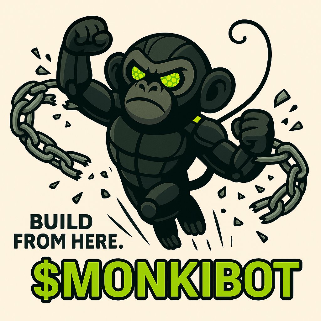 MonkiBot_Bonk's tweet photo. We broke the chains. Now we break the market.

#MonkiBot #letsbonkfun https://t.co/T2J0JG1vDA