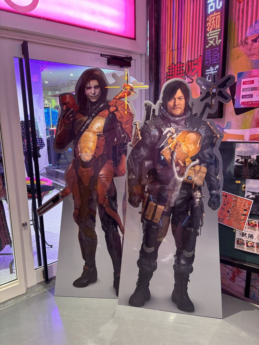 EASei's tweet photo. 渋谷パルコのデスストコラボメニュー、行ってきました‼️
#DEATHSTRANDING2 #米とサーカス #pizzaatami https://t.co/CIhcg4SIfN