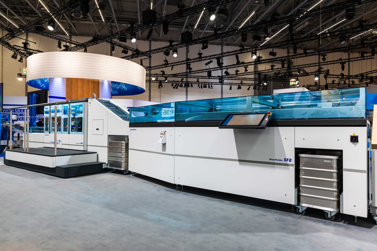 hunkelerag's tweet image. Smart Book Block Production from Single Sheet🌟

The Starbook Sheetfolder book solution is tailored specifically for the cut-sheet segment and expands Hunkeler’s portfolio with a highly flexible component for book manufacturing. 

🔗 More info: hunkeler.ch/en/starbook-sh…

#hunkeler