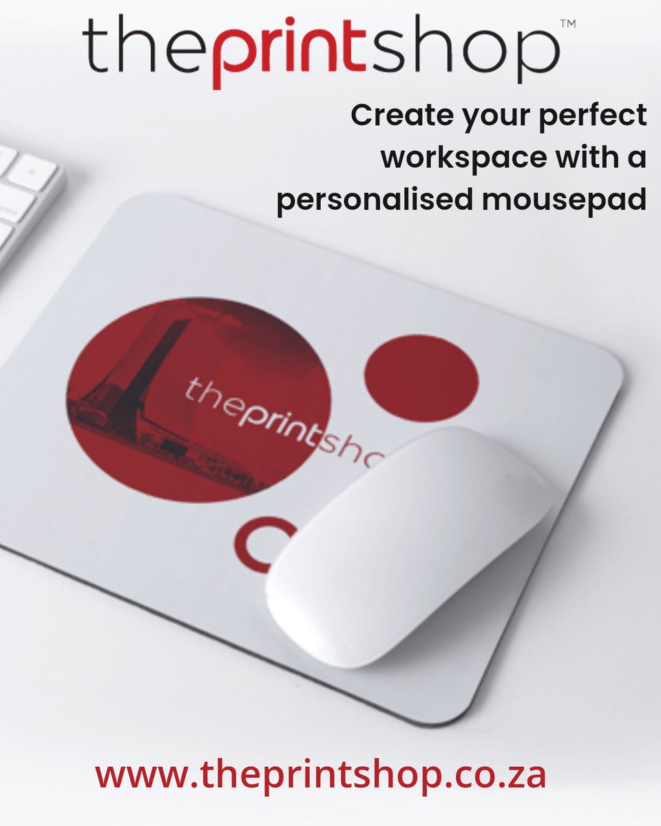 ThePrintShopSA's tweet photo. Imagine working on a mousepad that reflects your personality, your brand, or your favorite quote.
These little upgrades can spark joy and inspire you every day while you work! 
Web: https://t.co/M9SsACcgwX
Email: info@theprintshop.co.za
Call: 086 117 7468
Whatsapp: 066 016 2185 https://t.co/iQ8GsTizQI
