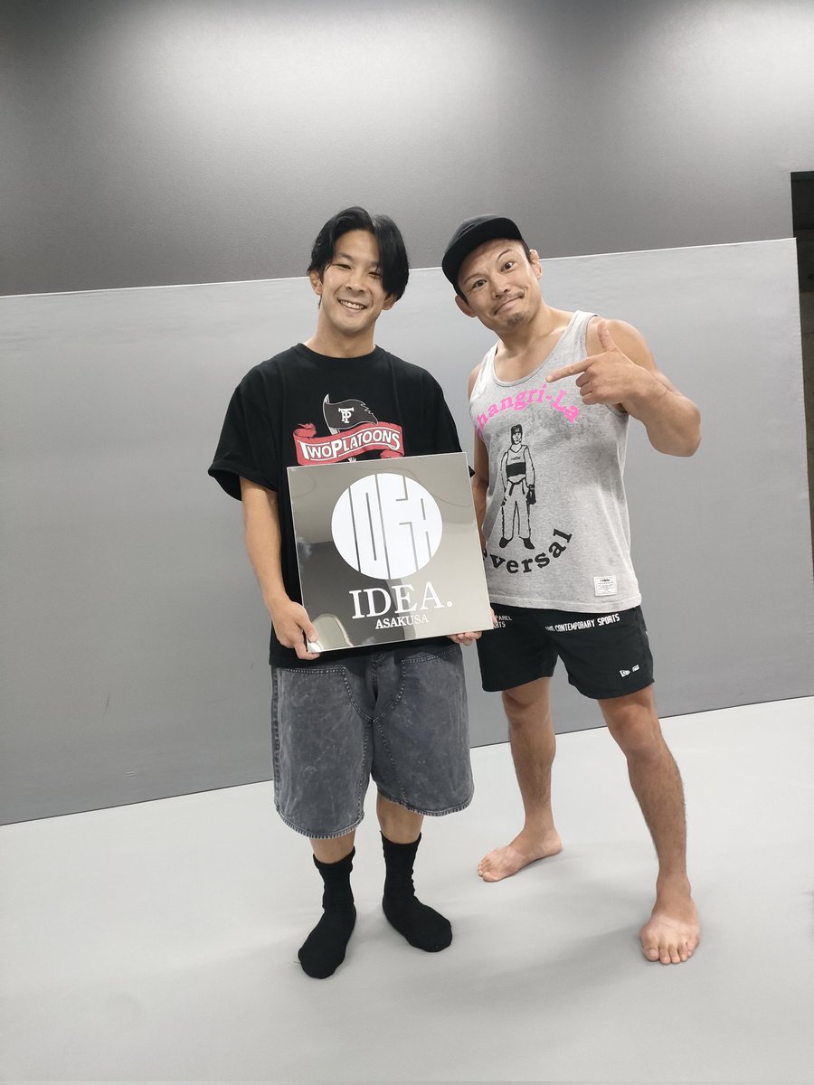 松嶋君のジムへIDEAに行ってきました！
今後の成功と活躍をお祈りしてます🔥
〒111-0032 東京都台東区浅草７丁目９−１１ アン・シルクコーポ
#IDEA #浅草 #格闘技ジム