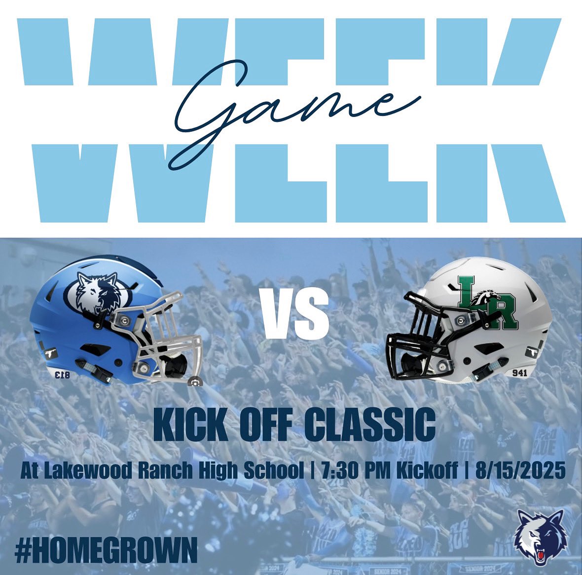 It is finally game week! #HOMEGROWN
