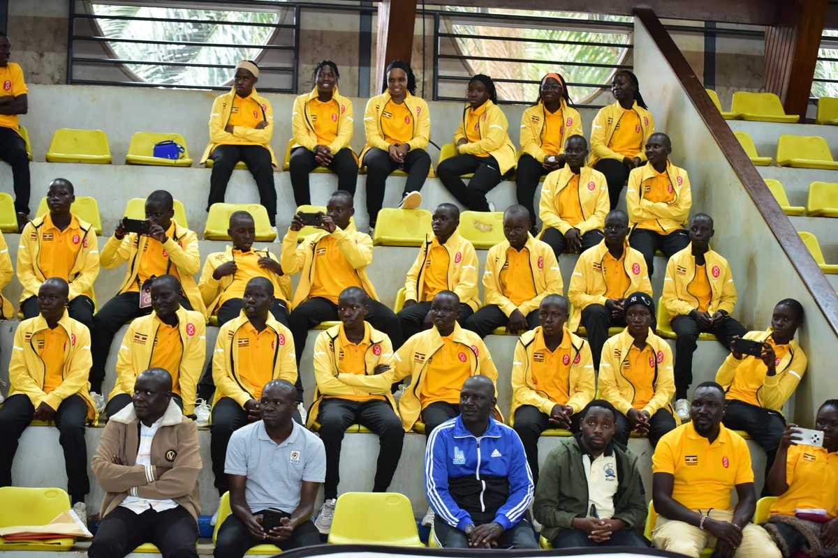 USSSAOnline's tweet photo. Set to be flagged off, smartly dressed in yellow and black. 
Team Uganda, Let's go!
#FEASSAGames2025 - Kakamega https://t.co/ijSfa6yEx3