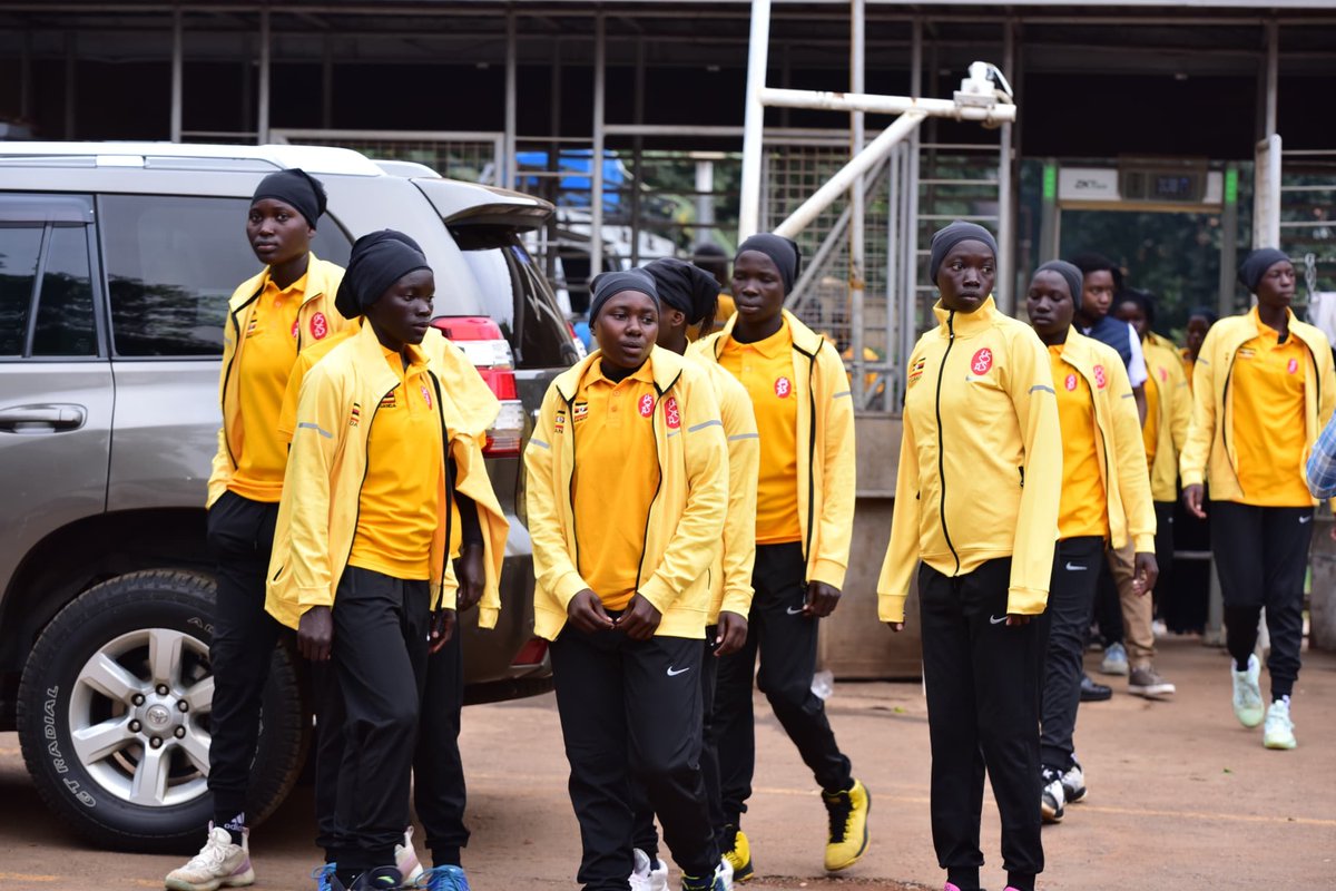 USSSAOnline's tweet photo. Set to be flagged off, smartly dressed in yellow and black. 
Team Uganda, Let's go!
#FEASSAGames2025 - Kakamega https://t.co/ijSfa6yEx3