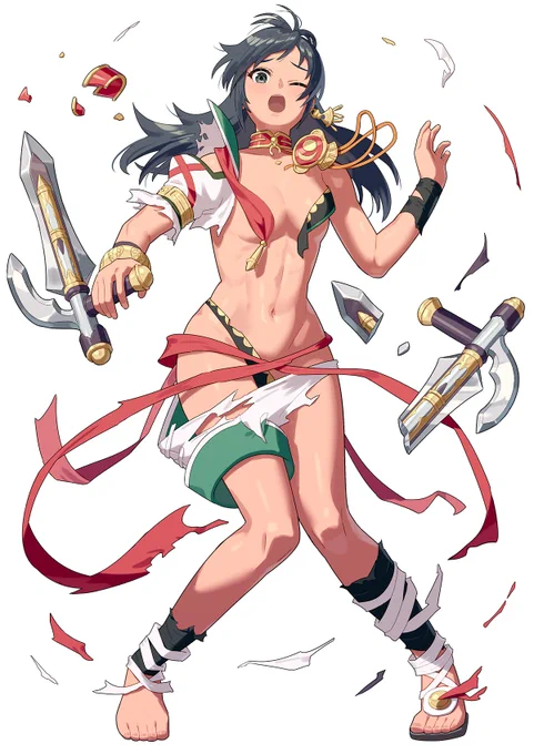 [skeb] 服をズタズタにされたタリム #ソウルキャリバー