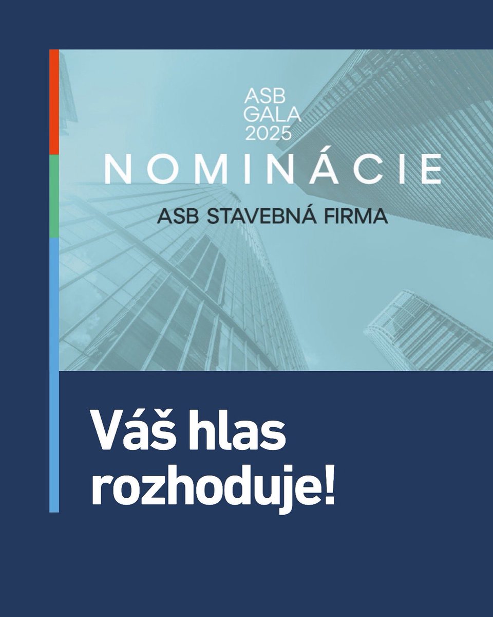 HSFSystem's tweet photo. HSF System SK opäť medzi najlepšími! 👌

Druhý rok po sebe sme sa dostali medzi štvoricu nominovaných spoločností v kategórii ASB Stavebná firma roka 2025 v prestížnej súťaži ASB GALA.

👉 Podporte HSF System SK tu: 
https://t.co/OxMlrJT51V

Ďakujeme, že stojíte pri nás 💙 https://t.co/EnNnZ9hUde