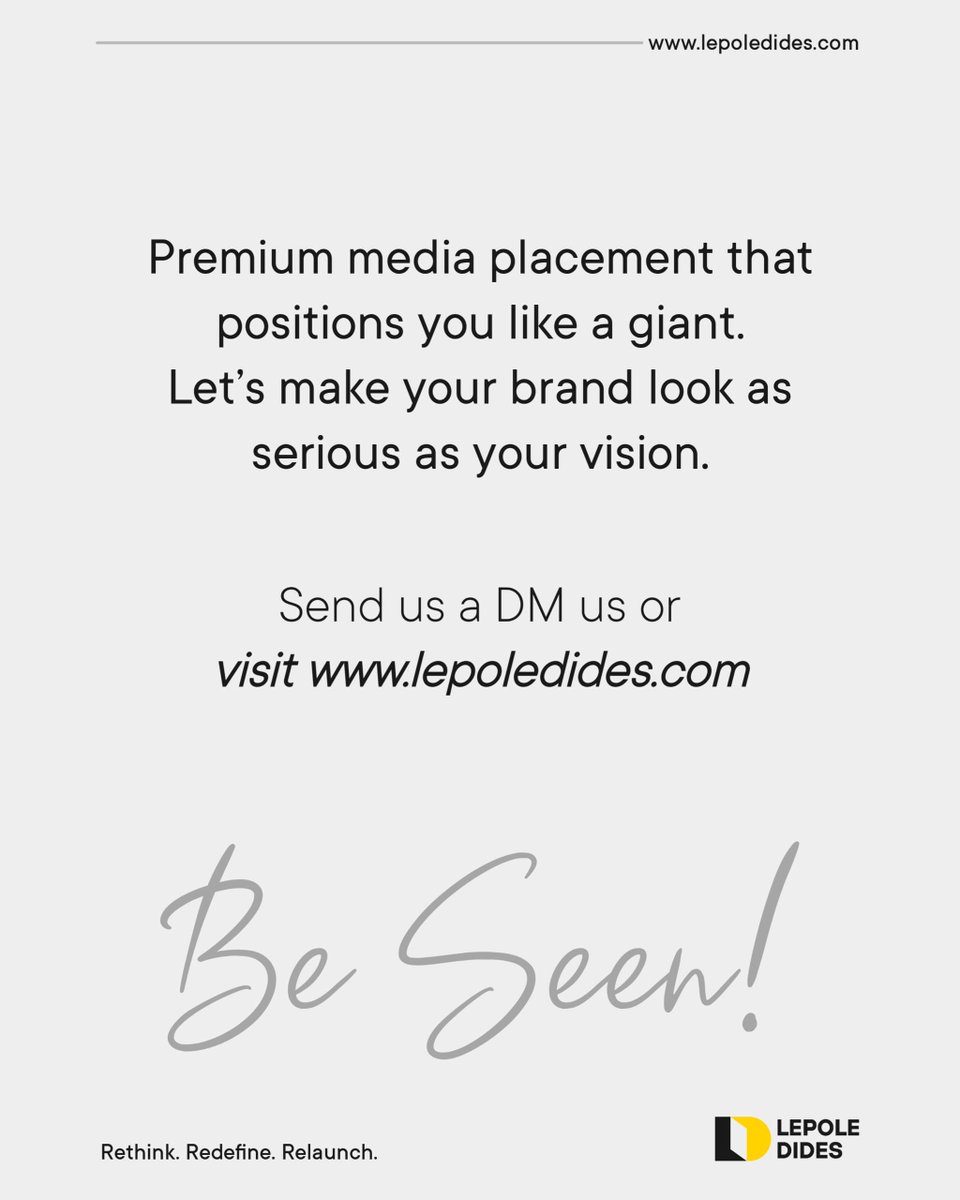 LepoleDides's tweet photo. Your next client isn’t scrolling your feed.
They’re Googling you.

What they see could close the deal… or kill it.

We put you in places that scream credible,
Forbes. Entrepreneur. Yahoo Finance.

Not just featured. Respected.

📩 DM to get started. https://t.co/gnR0YOCt0I