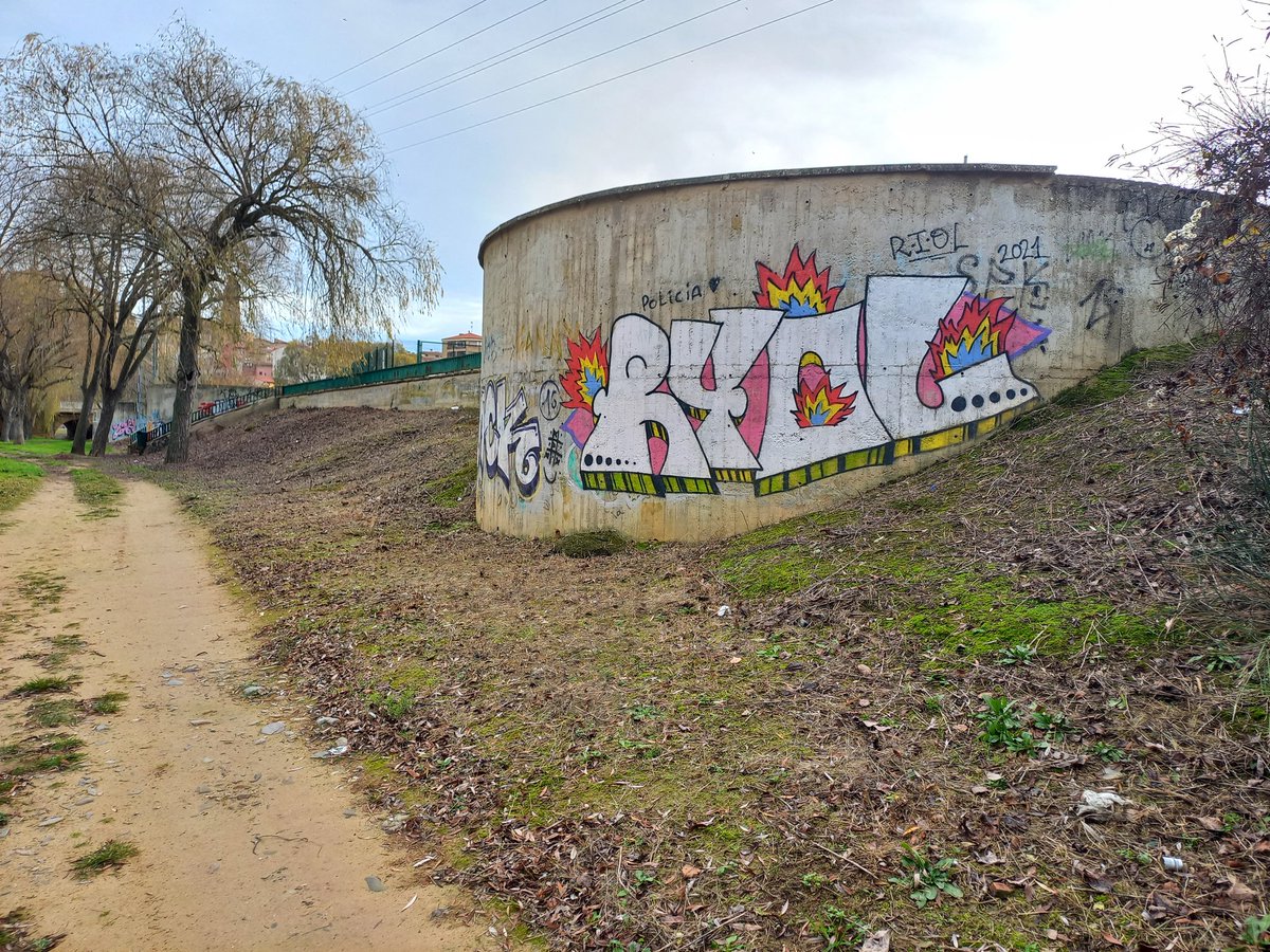 Santi_MBarajas's tweet image. El río Tirón a su paso por Haro (La Rioja), necesita ser renaturalizado. Además es de los pocos sitios donde vive el Visón Europeo. El año pasado presentamos al Ayuntamiento un proyecto para su renaturalización, pero lo rechazó, y renunció a la financiación europea. Lamentable.