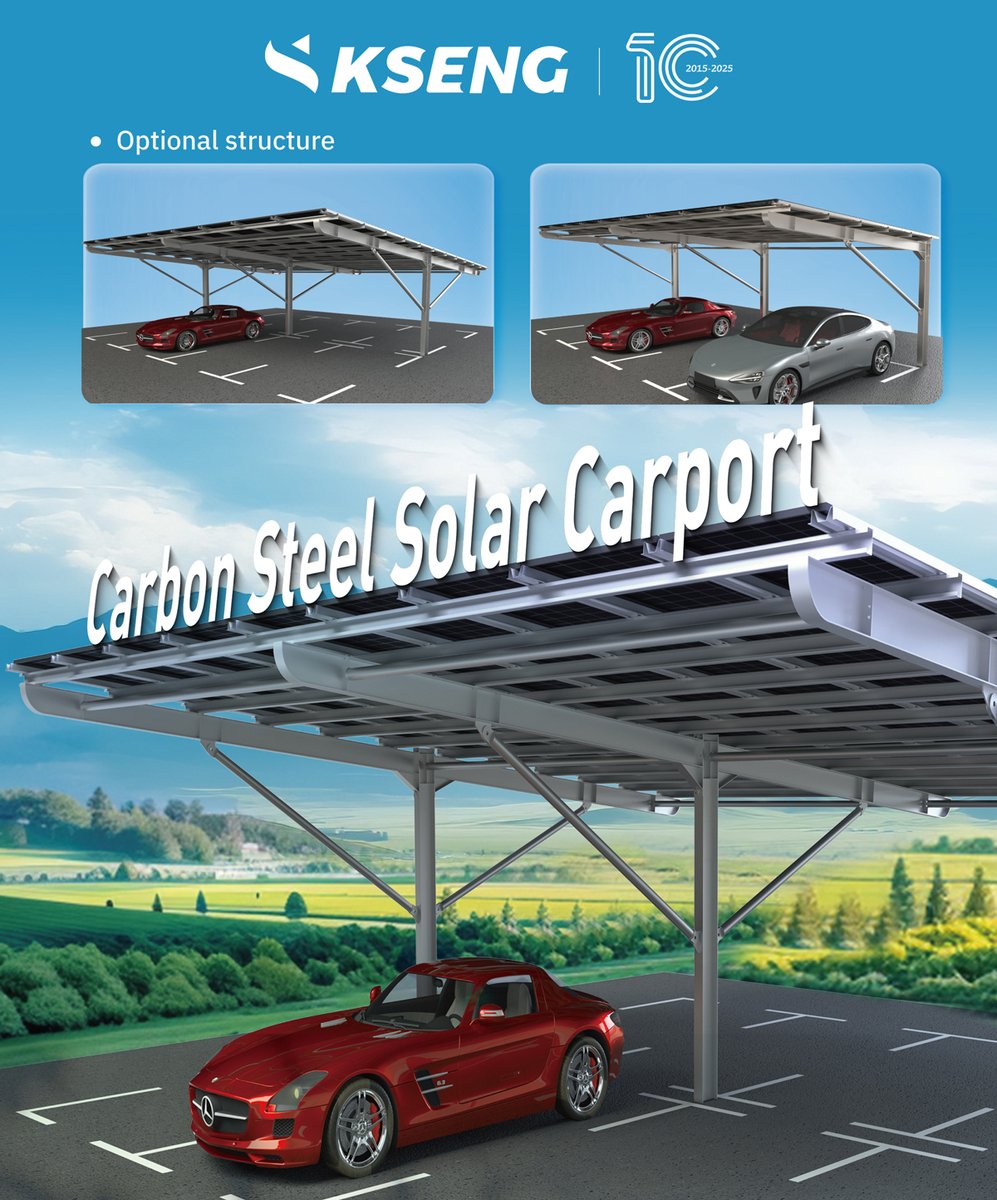 KsengSolar's tweet image. 🔆#KsengSolarSolution Maximize your land value by transforming unused space into energy-generating assets with #KsengSolar!🚗

Made of high-strength carbon steel, #Kseng's #solarcarport structures deliver excellent corrosion resistance, perfect for large-scale C&amp;amp;I applications.🙌
