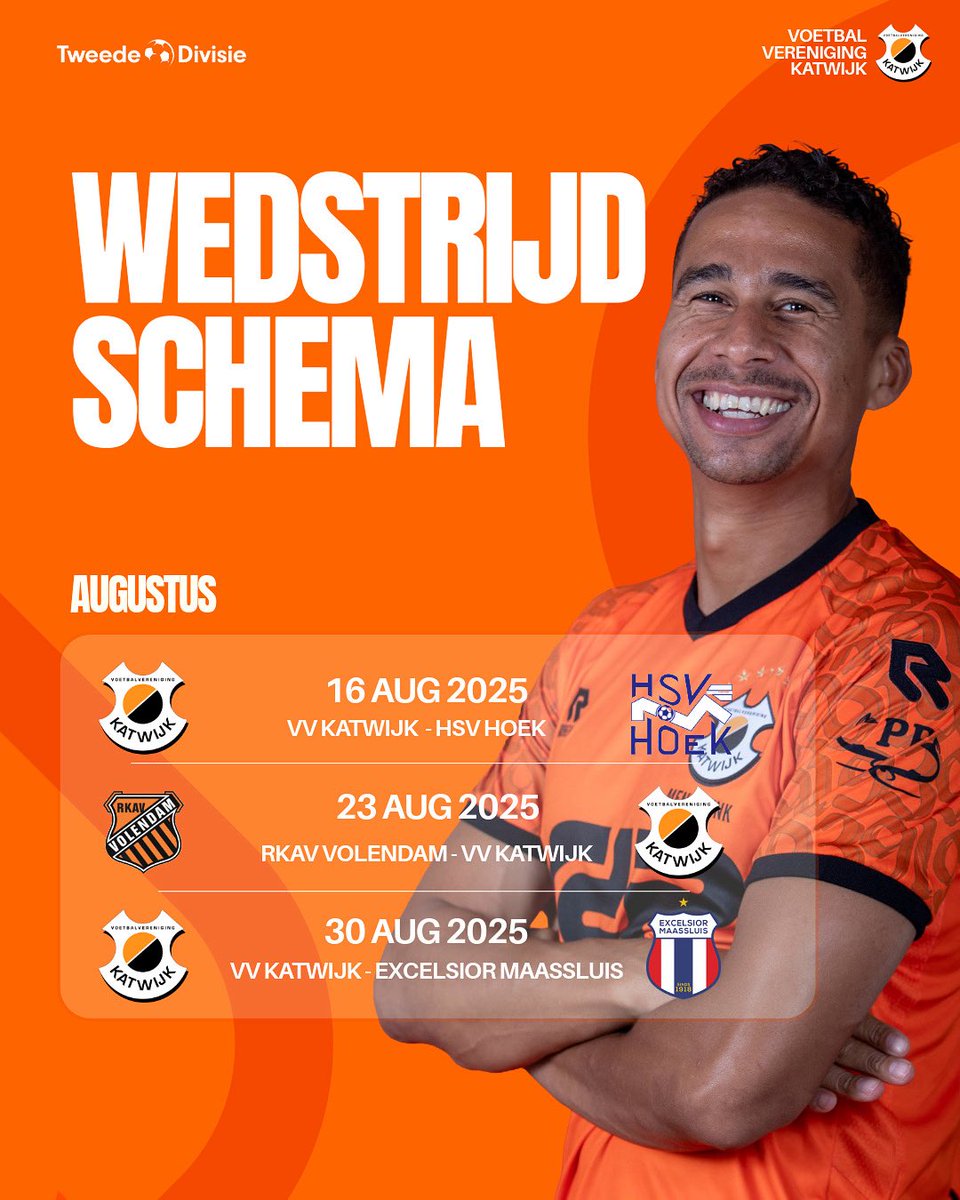 vvkatwijk's tweet image. Augustus ⚽️ #vvkatwijk #tweededivisie