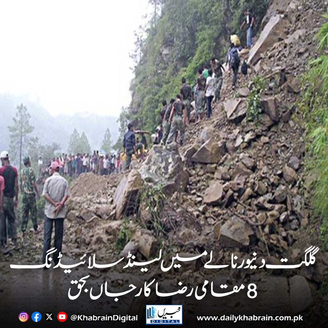 daily_khabrain's tweet photo. گلگت دنیور نالے میں لینڈ سلائیڈنگ، 8 مقامی رضاکار جاں بحق
https://t.co/lzKFodRUYM
Tap on the link to read full story 👆
#khabraindigital
#GilgitBaltistan #DanyoreLandslide #ClimateChange #FloodDisaster #ShishperGlacier #VolunteerHeroes #PakistanEmergency #KarakoramHighway https://t.co/1DTodqPZwc