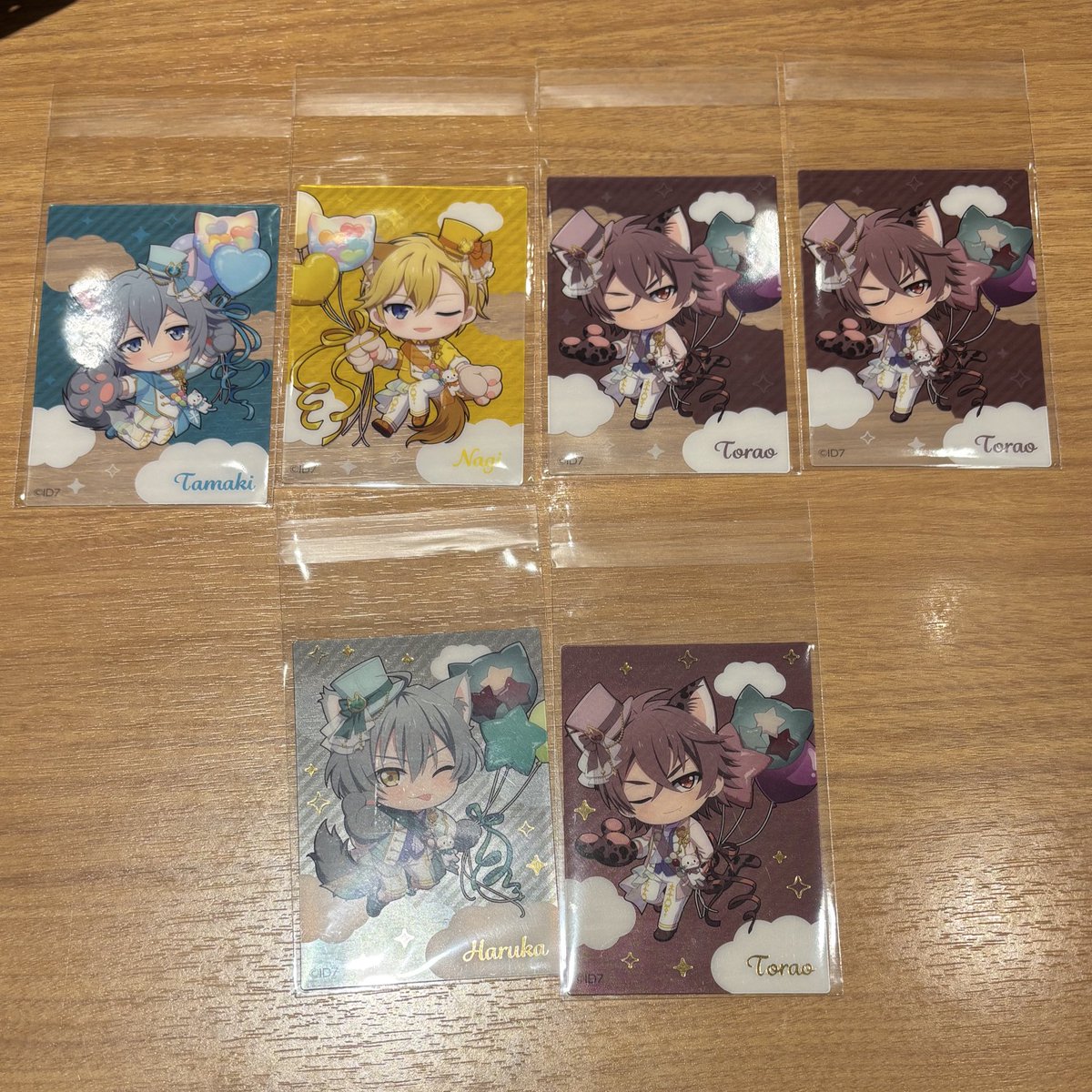 1000xxii's tweet photo. 【交換】アイナナ ナンジャ アイドリッシュセブン

譲＊大和 環 ナギ 悠 巳波 トウマ 虎於

求＊千

箔↔︎箔
本日池袋、ナンジャ手渡し
ただ今ナンジャを離れ、サンシャイン内でご飯食べてますので手渡しに少々お時間頂きます🙇‍♂️ https://t.co/ROm3rEqbgs