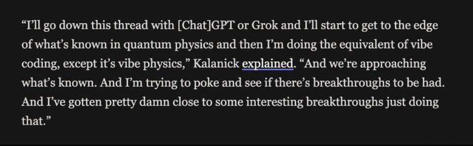 Quantum physics is the extreme case to show how you can’t vibe-code away a domain expert who is also using AI.

For example if you don’t know any quantum, how do you even begin to design breakthrough algorithms.

“Hey AI, code the quantum supremacy”

How do you even begin to