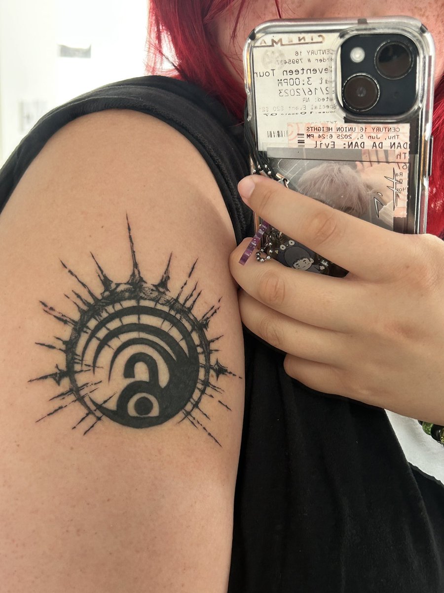 genenatic's tweet photo. my day and a half healed gachiakuta tattoo 🥹🥹🥹 i love it so much https://t.co/ZY9d7J3BOC